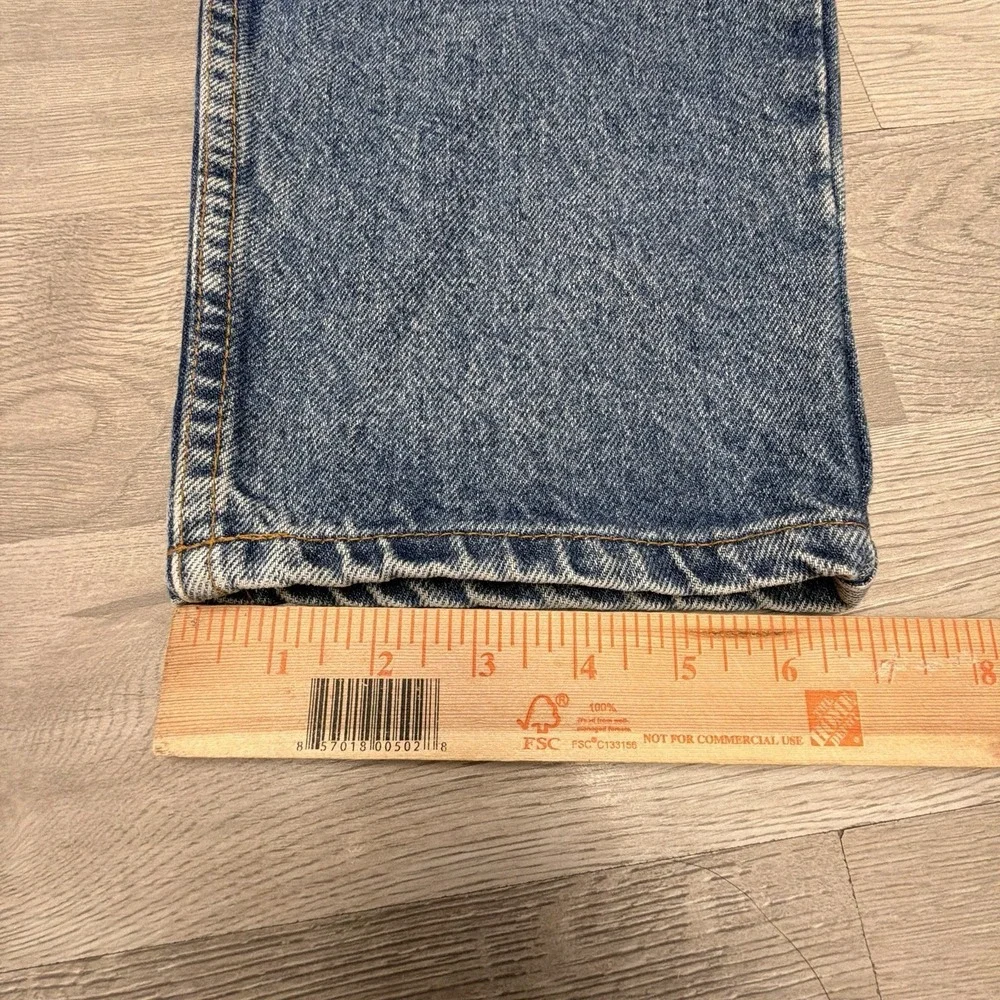 Vintage Levi's 550 Orange Tab Jeans Mens 35x32 USA Relaxed Tapered Medium Wash